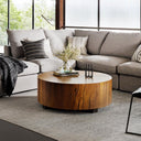 Hudson Round Coffee Table - Natural Yukas Resin