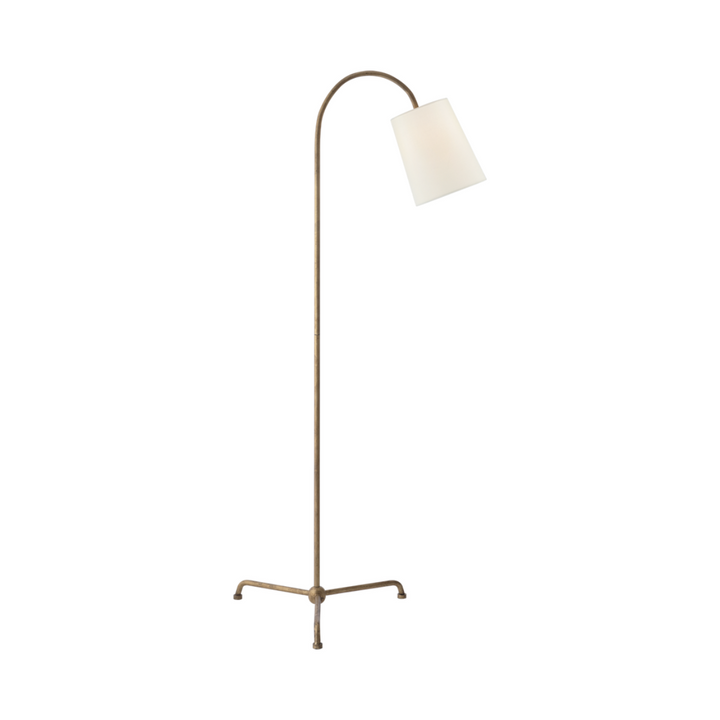 Mia Floor Lamp | Gilded Iron / Natural Paper | AS IS