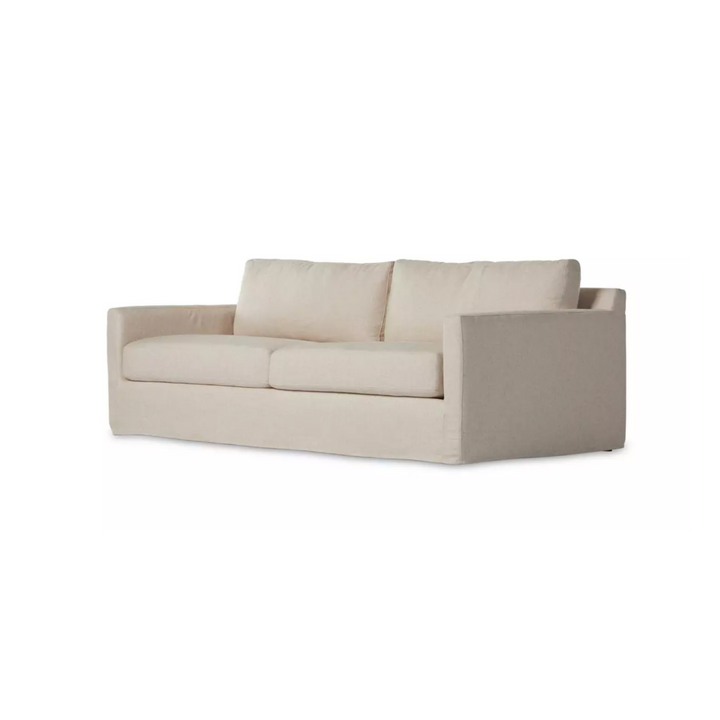 Hudson Slipcover Sofa | 93" | Evere Creme