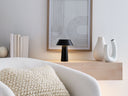 Sesa Short Accent Rechargeable Table Lamp Black 2700K 90 CRI