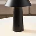 Sesa Short Accent Rechargeable Table Lamp Black 2700K 90 CRI