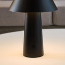Sesa Short Accent Rechargeable Table Lamp Black 2700K 90 CRI