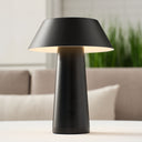 Sesa Short Accent Rechargeable Table Lamp Black 2700K 90 CRI