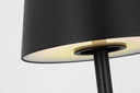 Nevis Accent Rechargeable Table Lamp Black 2700K 90 CRI wall charger included