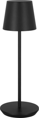 Nevis Accent Rechargeable Table Lamp Black 2700K 90 CRI wall charger included