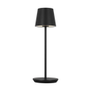 Nevis Accent Rechargeable Table Lamp Black 2700K 90 CRI wall charger included