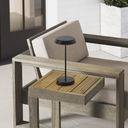 Tepa Accent Rechargeable Table Lamp Black 2700K 90 CRI wall charger included