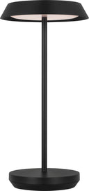 Tepa Accent Rechargeable Table Lamp Black 2700K 90 CRI wall charger included
