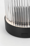 Tawa Accent Rechargeable Table Lamp Black 2700K 90 CRI wall charger included