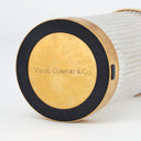 Tawa Accent Rechargeable Table Lamp Natural Brass 2700K 90 CRI wall charger included