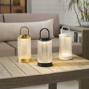 Tawa Accent Rechargeable Table Lamp Natural Brass 2700K 90 CRI wall charger included