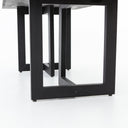 Judith Outdoor Dining Table - Black Lavastone