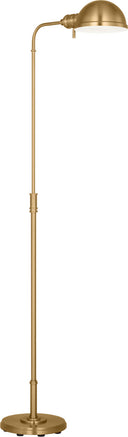 Belmont Large Take Floor Lamp | Burnished Brass | Overstock