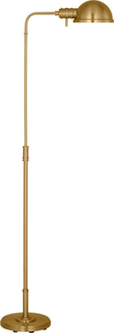 Belmont Large Take Floor Lamp | Burnished Brass | Overstock