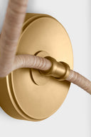 Laguna Double Sconce Burnished Brass