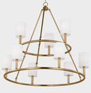 Egmont Extra Large Chandelier Satin Brass