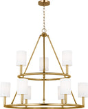 Egmont Extra Large Chandelier Satin Brass