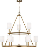 Egmont Extra Large Chandelier Satin Brass
