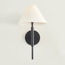 Porteau Medium Sconce Midnight Black