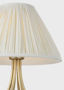 Jeanne 13" Cordless Accent Lamp | Gild | Silk Pleated Shade