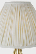 Jeanne 13" Cordless Accent Lamp | Gild | Silk Pleated Shade