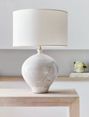 Gaios Table Lamp | Pharaoh White | Linen Shade
