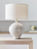 Gaios Table Lamp | Pharaoh White | Linen Shade