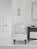 Cadence Small Tiered Sconce | Hand-Rubbed Antique Brass | Antique Mirror