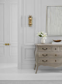 Cadence Small Tiered Sconce | Hand-Rubbed Antique Brass | Antique Mirror