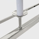 Darlana Large Linear Lantern | Polished Nickel