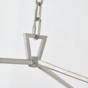 Darlana Large Linear Lantern | Polished Nickel