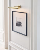 18" Cabinet Maker's Picture Light | Hand-Rubbed Antique Brass