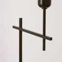 Hackney Bridge Arm Floor Lamp | Bronze | Linen Shade