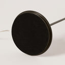 Hackney Bridge Arm Floor Lamp | Bronze | Linen Shade