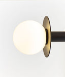 Nodes Semi-Flush Mount Midnight Black