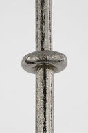Zealous 62" Floor Lamp | Museum Nickel | Linen Shade