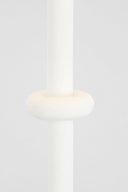 Zealous 62" Floor Lamp | Museum White | Linen Shade