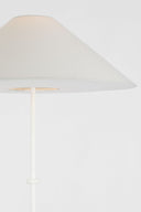 Zealous 62" Floor Lamp | Museum White | Linen Shade