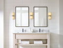 Melange Pill Form Sconce | Bronze | Alabaster