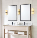 Melange Pill Form Sconce | Bronze | Alabaster
