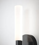 Rousseau Medium Bath Sconce | Bronze | Etched Crystal