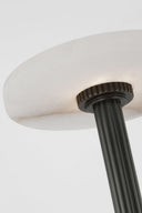 Aran 9" Rechargeable Accent Lamp | Bronze and Alabaster