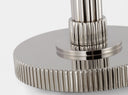 Aran 9" Rechargeable Accent Lamp | Polished Nickel and Alabaster
