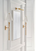 18" Cabinet Maker's Picture Light | Hand-Rubbed Antique Brass