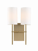 Veronica 11'' Aged Brass Sconce