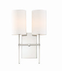Veronica 11'' Polished Nickel Sconce