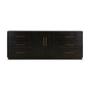 Suki Large Media Console - Burnished Black