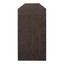 Evander Console Table Rustic Brown