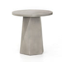 Bowman Outdoor End Table - Grey Concrete