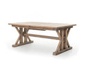 Tuscanspring Ext Dining Table 72"/96" - Sundried Wheat